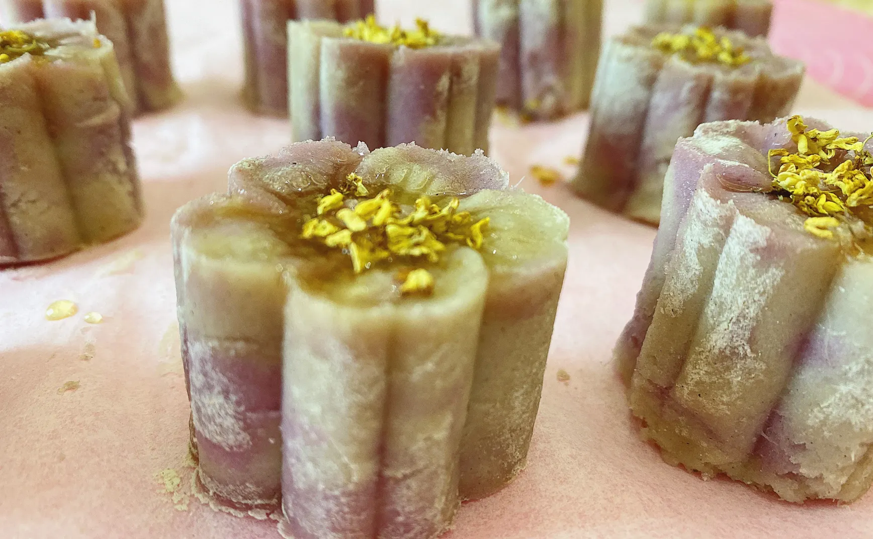 乌龟大婶的烘焙房：香芋山药糕