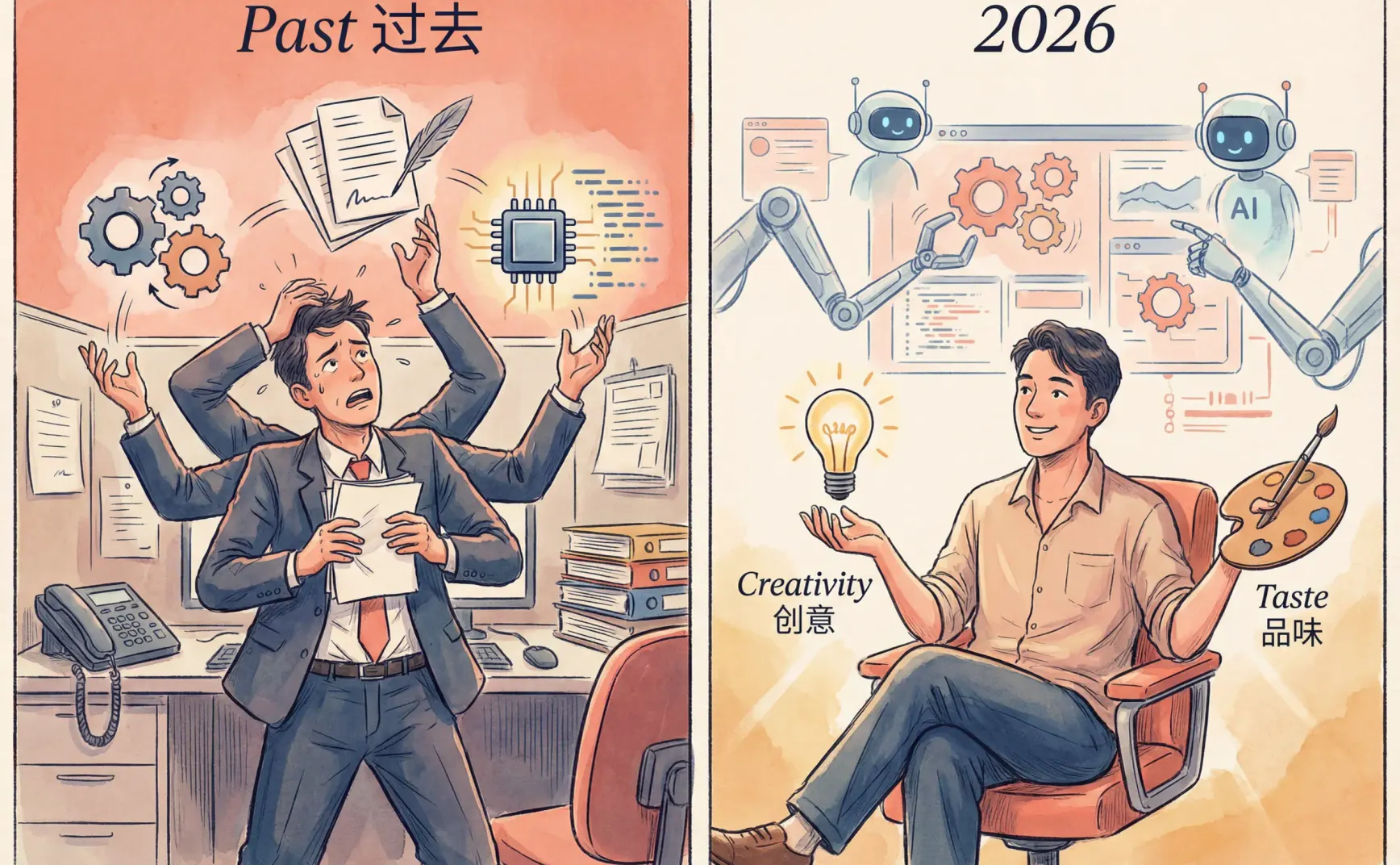 碎碎念-当"写代码"不再稀缺：2026年AI生态的五个反常识预测