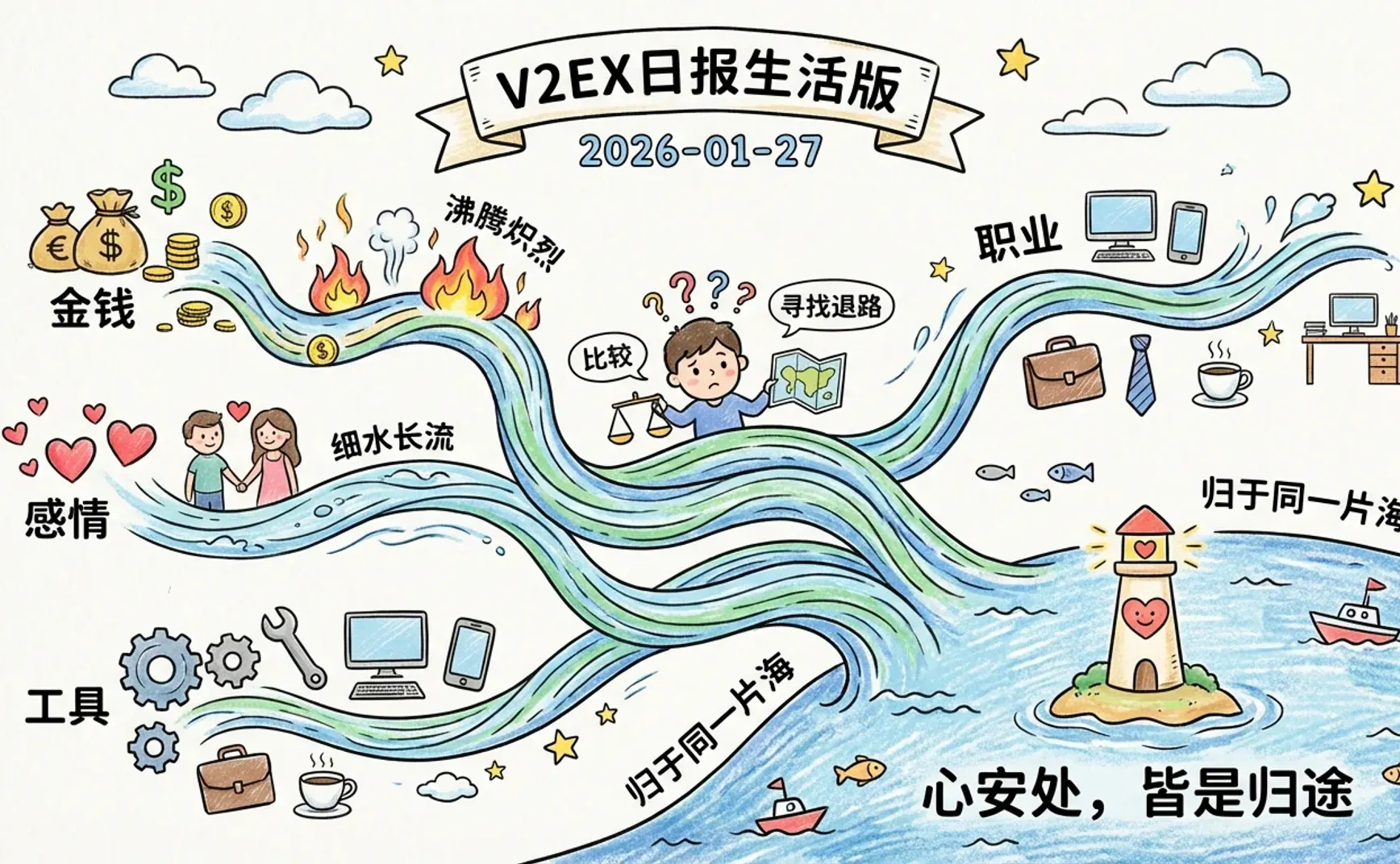 V2EX 日报生活版 2026-01-27