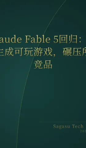 2026-07-02 | Claude Fable 5一键生成可玩游戏，Sony宣布2028年停止生产PS实体光盘，NVIDIA发布Qwen3.6 FP4量化版