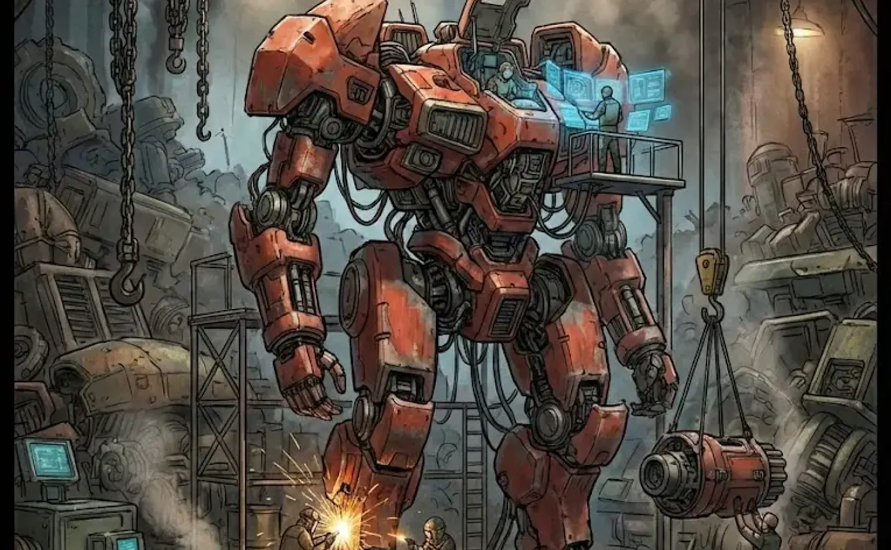 漫画企划：《第一军事学院·第701垂直战术班》