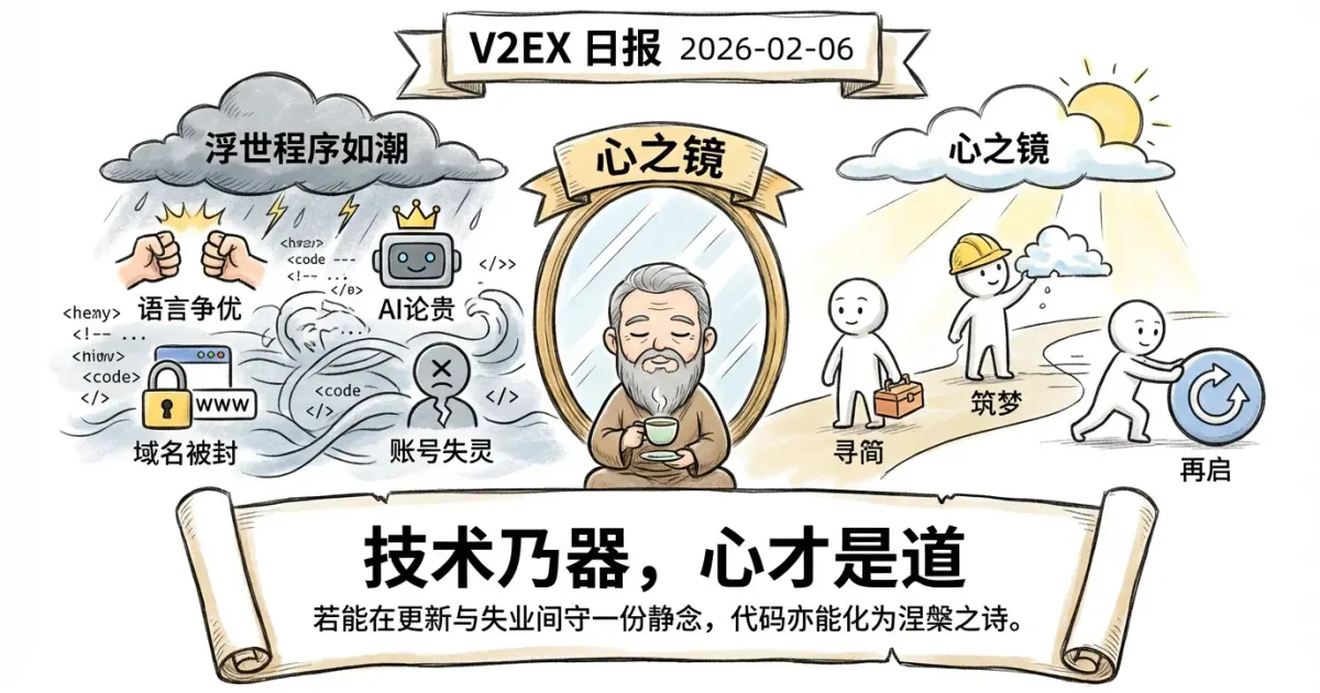 V2EX 日报 2026-02-06 | V2EX 日报