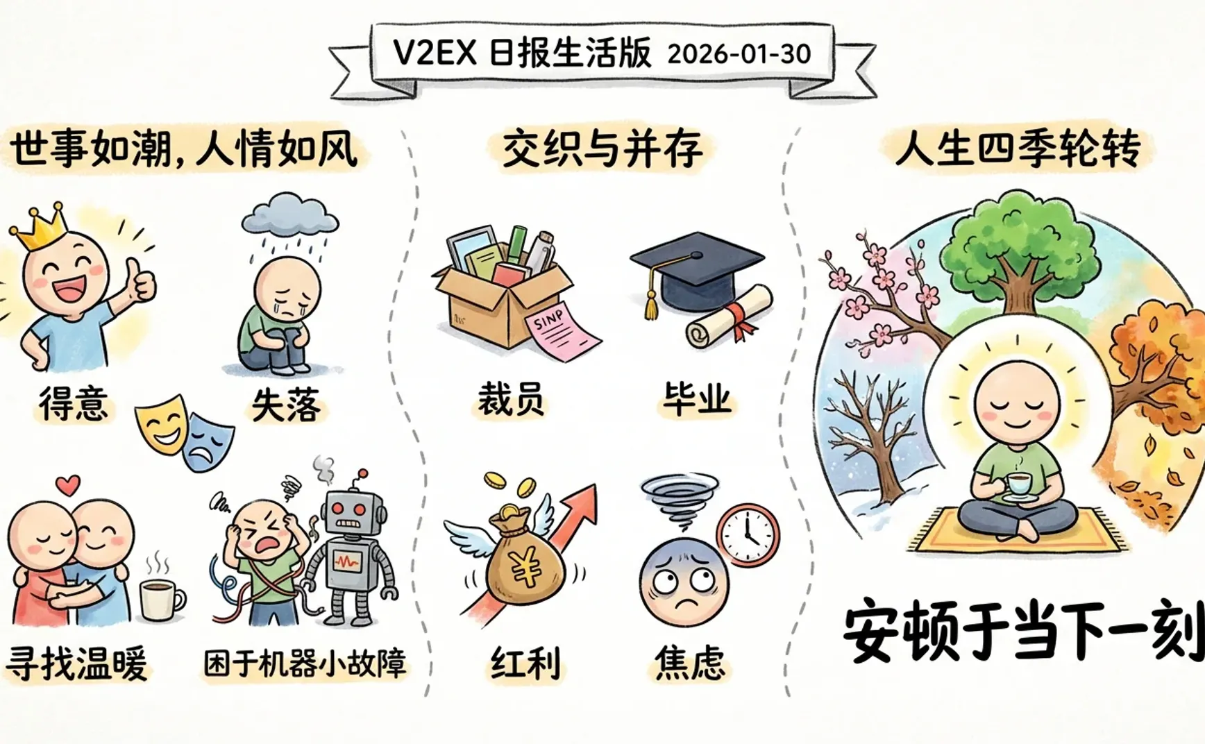 V2EX 日报生活版 2026-01-30