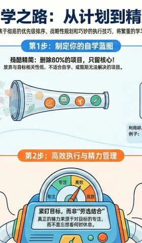  自学计划可行性与理论研究：策略、执行与心态的深度解析