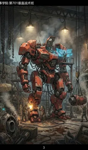 漫画企划：《第一军事学院·第701垂直战术班》