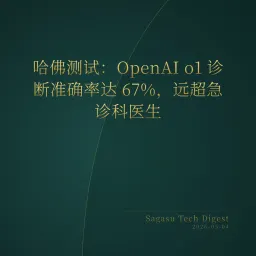 OpenAI o1 诊断率超急诊医生；梅赛德斯回归实体按键；YC 密集官宣 AI 垂直赛道新项目。