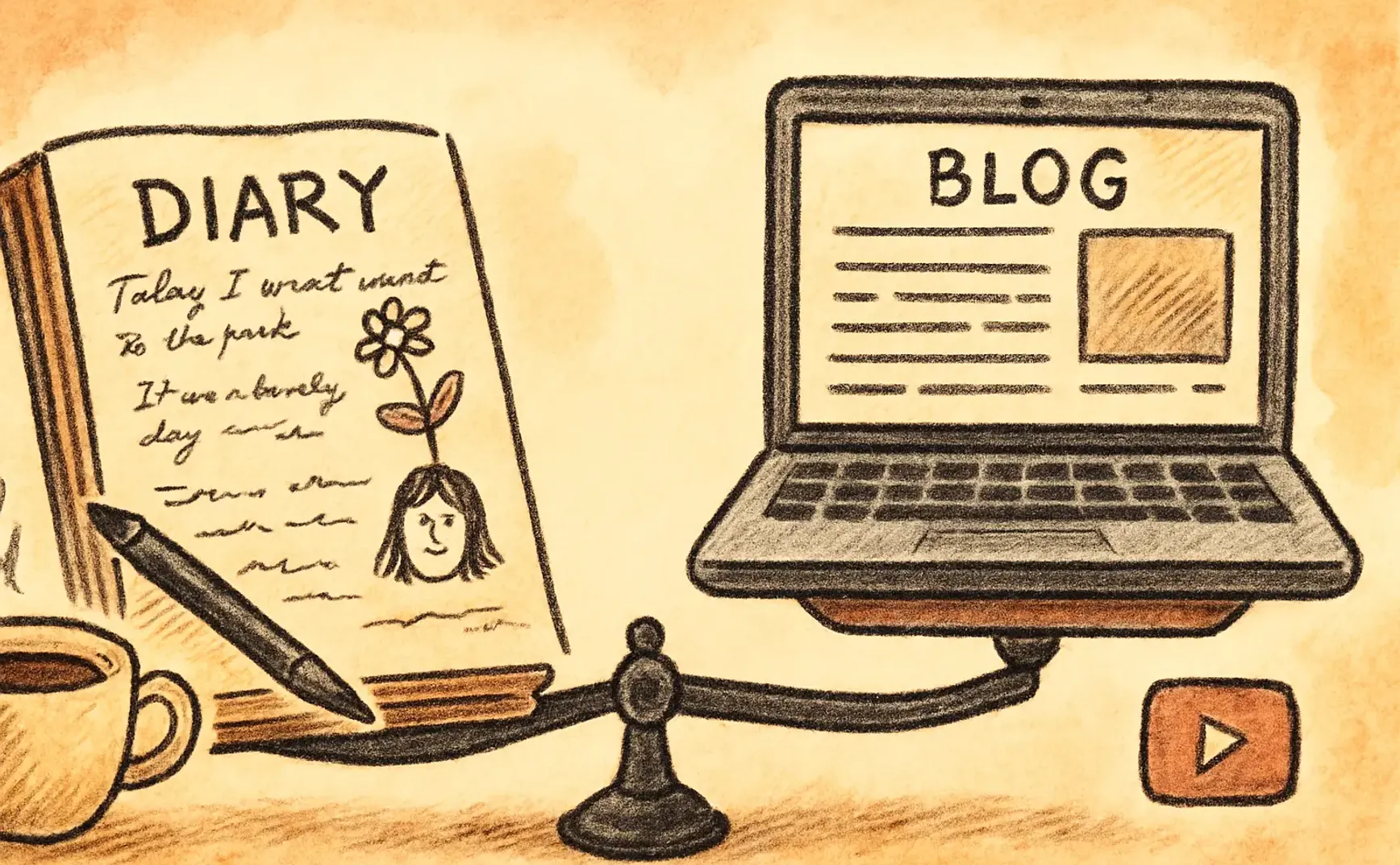 写日志，还是写博客？