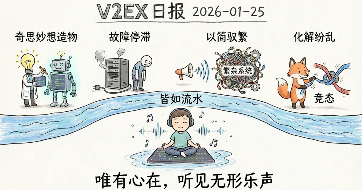 V2EX 日报 2026-01-25 | V2EX 日报