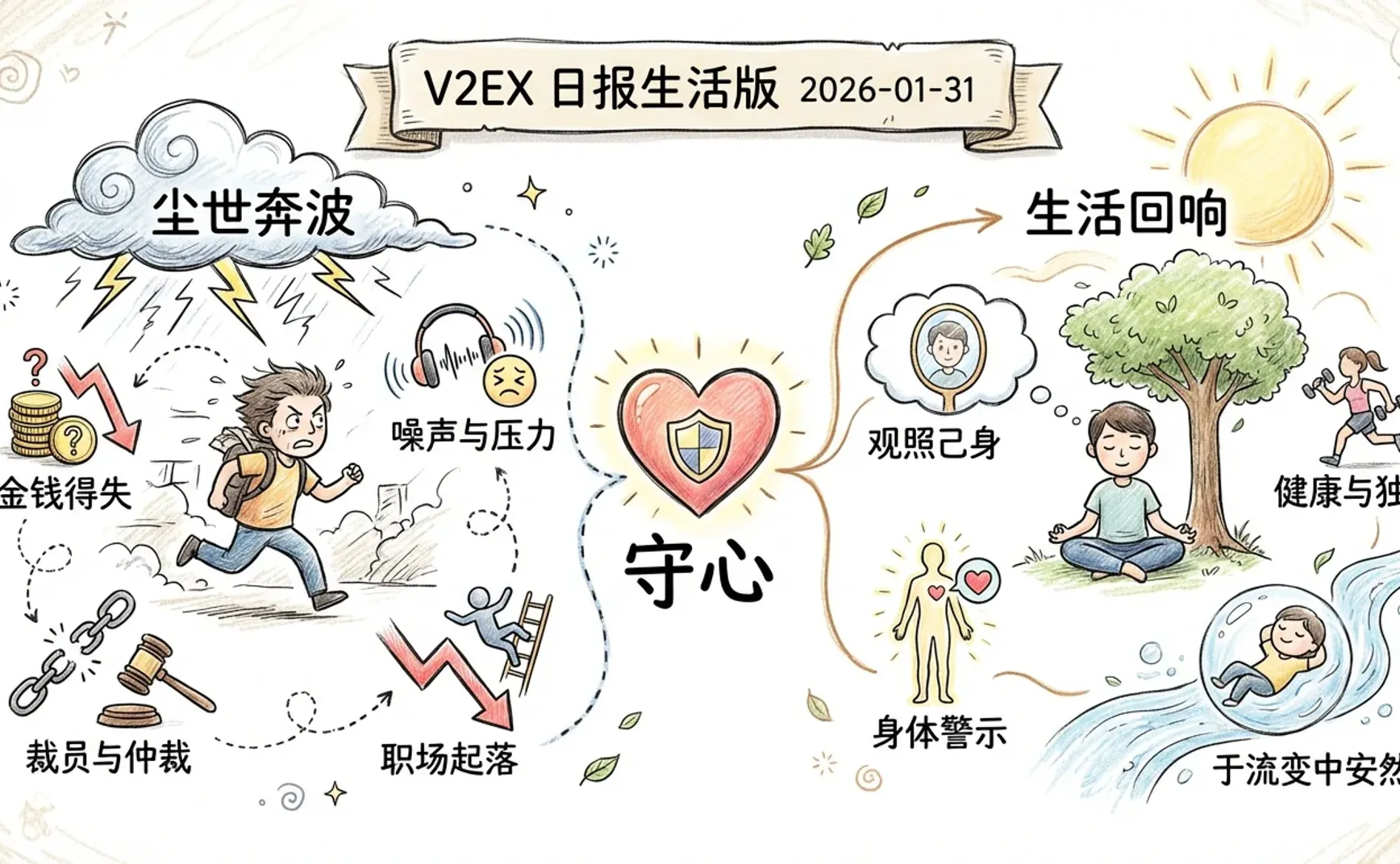 V2EX 日报生活版 2026-01-31