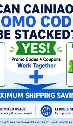Are Cainiao Promo Codes Stackable? Yes, They Can Be Combined With Coupons