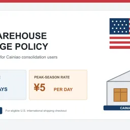 Cainiao USA Storage Policy Update: 60 Free Days from October 1 and ¥5/Day During Peak Season