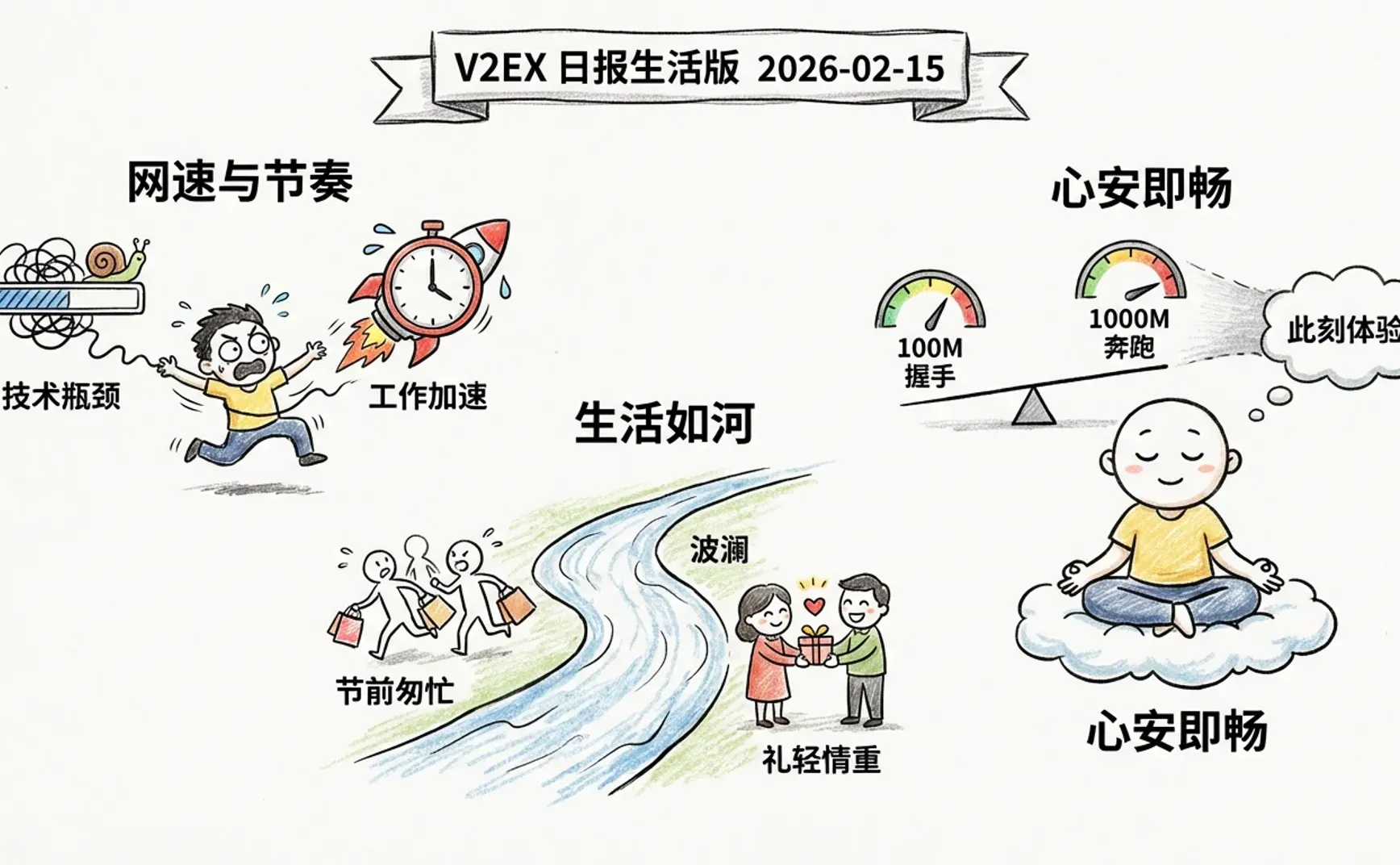 V2EX 日报生活版 2026-02-15