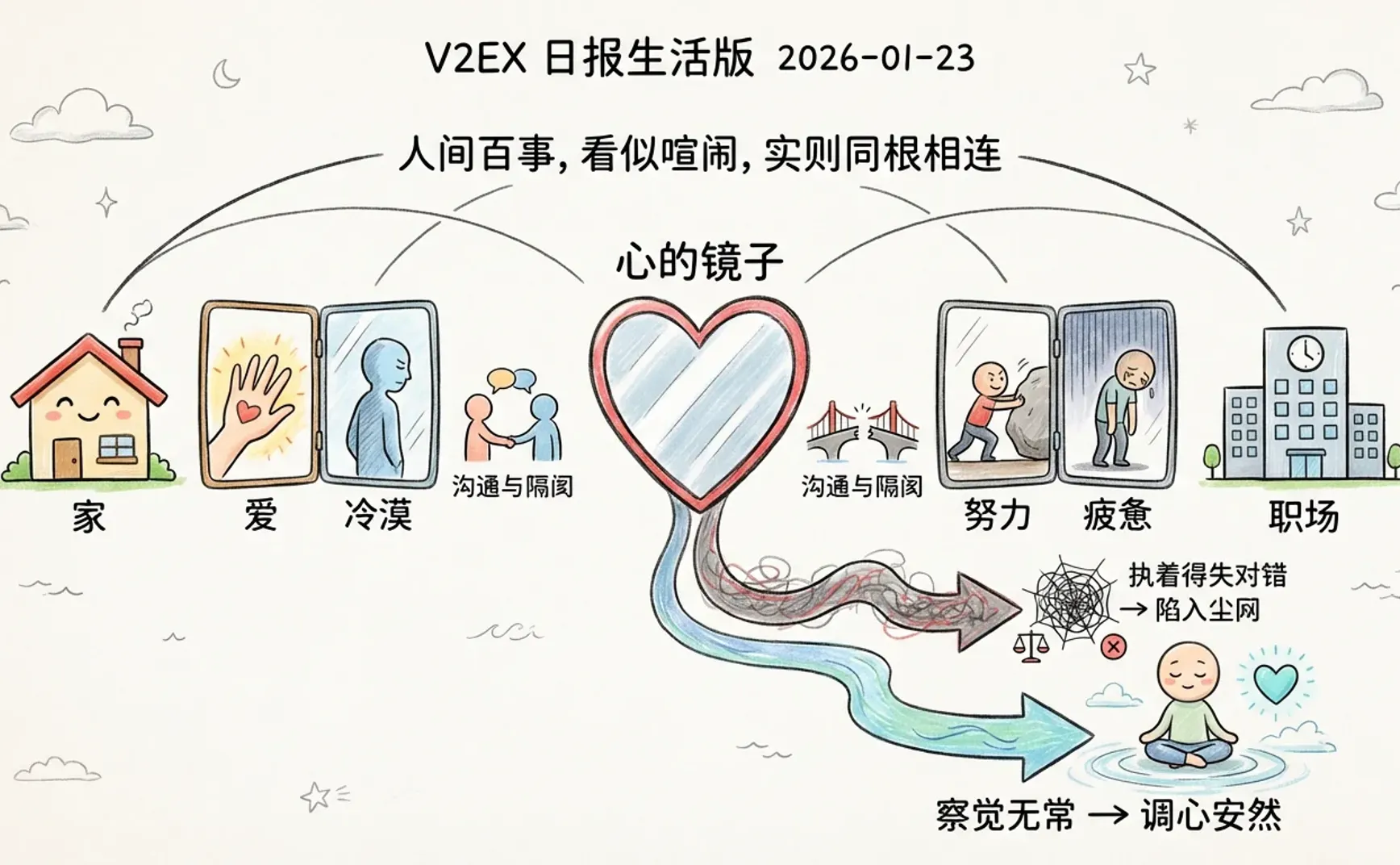 V2EX 日报生活版 2026-01-23