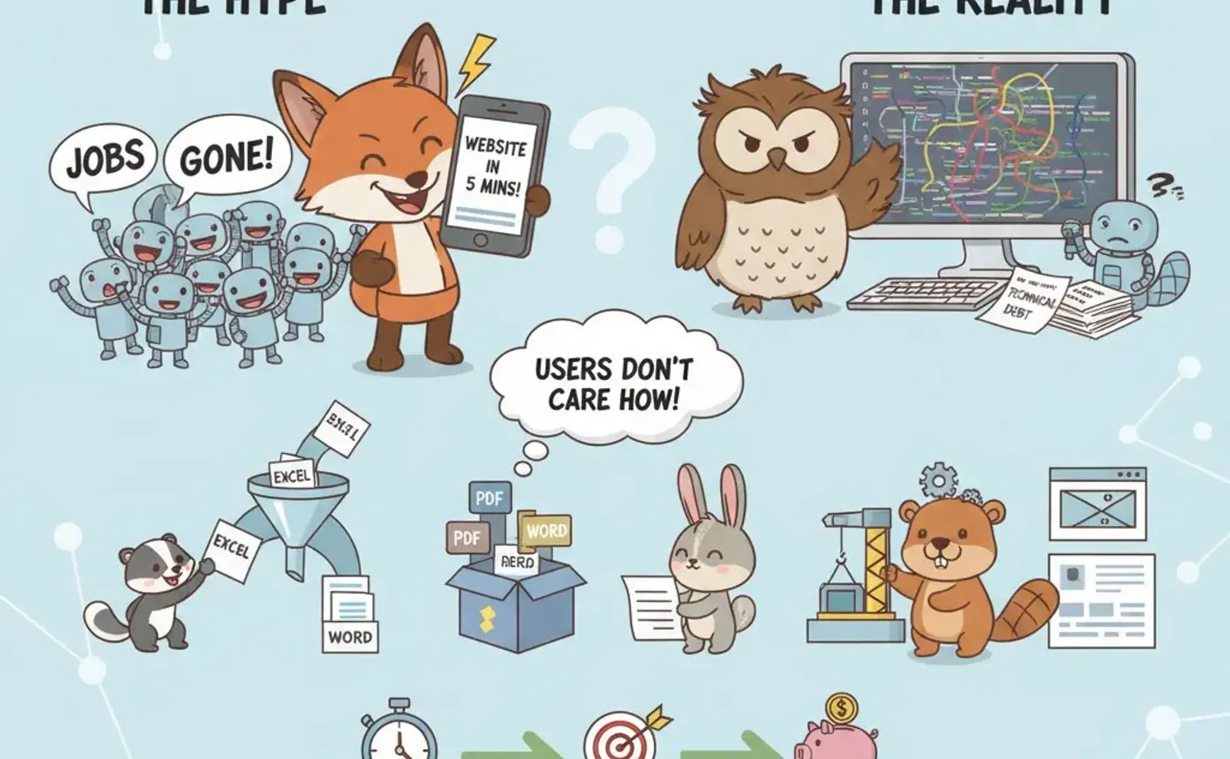 【想法】关于AI编程的争论，关注需求而不是口水仗