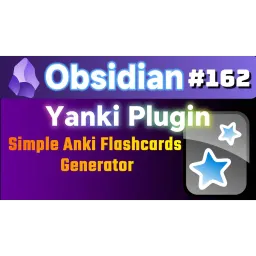 Obs162|Obsidian簡單且容易操控的Anki新外掛:Yanki與Anki同步技巧