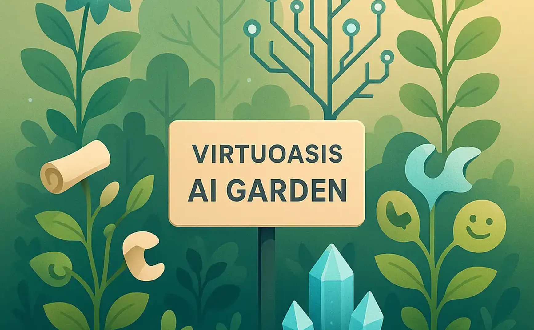 发现AI世界的秘密花园：VirtuOasis AI Garden 正式上线！