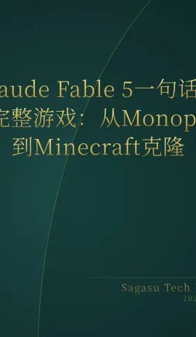 2026-06-13 | Claude Fable 5一句话生成完整游戏，AI编程进入零代码时代；WASI 0.3发布，WebAssembly生态再进一步。