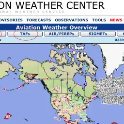 航空例行天气报告(METAR)和机场天气预报(TAF)