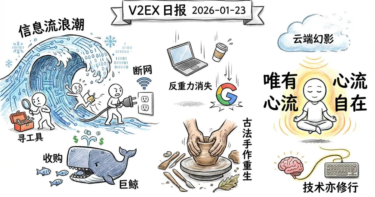 V2EX 日报 2026-01-23 | V2EX 日报