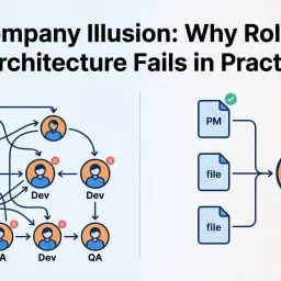 The "Virtual Company" Illusion: Why Role-Based Multi-Agent Architecture Fails in Practice