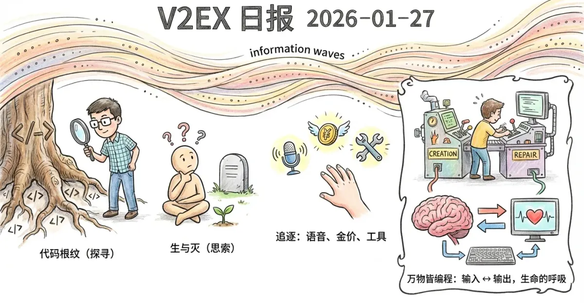 V2EX 日报 2026-01-27 | V2EX 日报