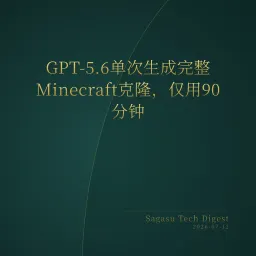 2026-07-12 | GPT-5.6单次生成完整Minecraft克隆；Meta脑机接口非侵入式读句；Cloudflare推出通用付费协议。