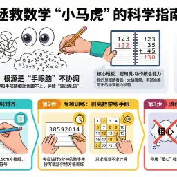 数学计算失误的视知觉成因与物理矫正指南