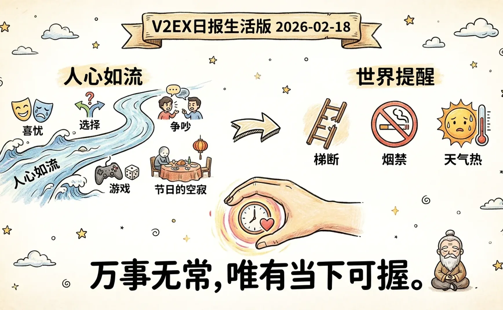V2EX 日报生活版 2026-02-18