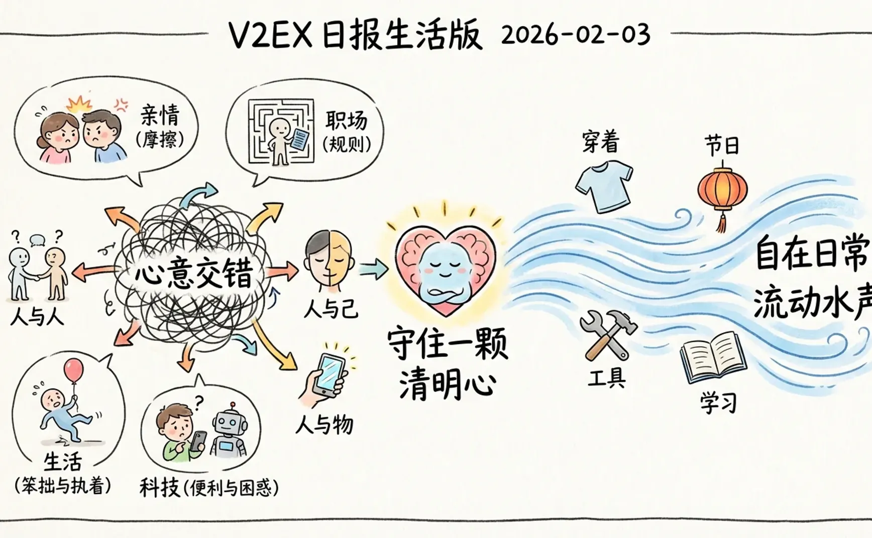 V2EX 日报生活版 2026-02-03