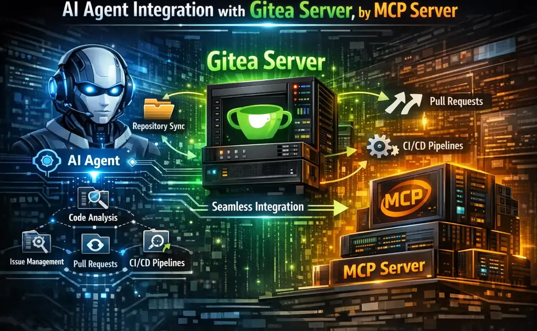 Explore and manage your Gitea repositories through chat — with the Gitea MCP Server