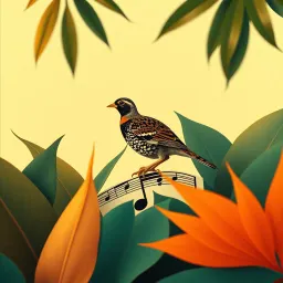 歌: ウズラと私