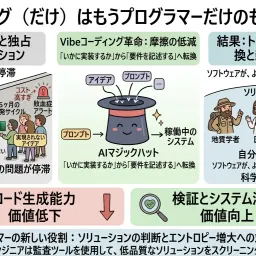 プログラミング（だけ）はもうプログラマーだけのものではない