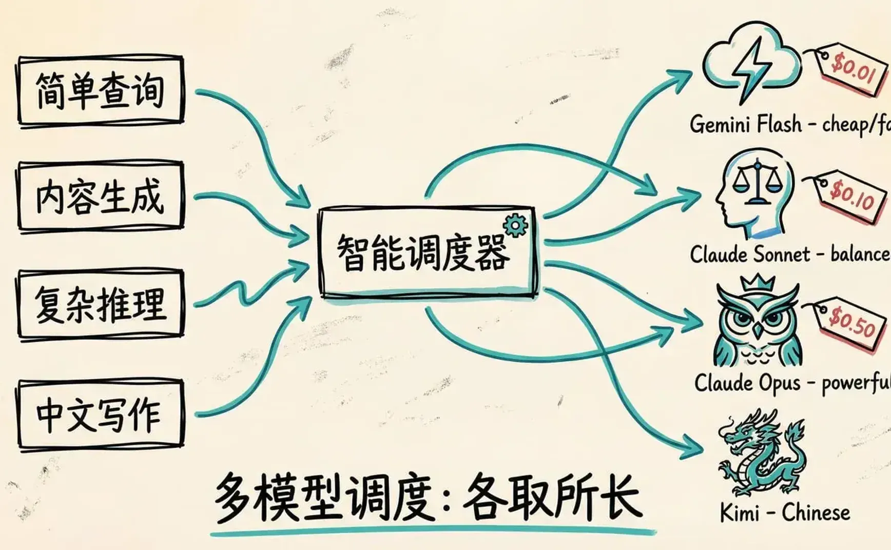 OpenClaw实战教程系列第10篇 - 多模型调度：各取所长