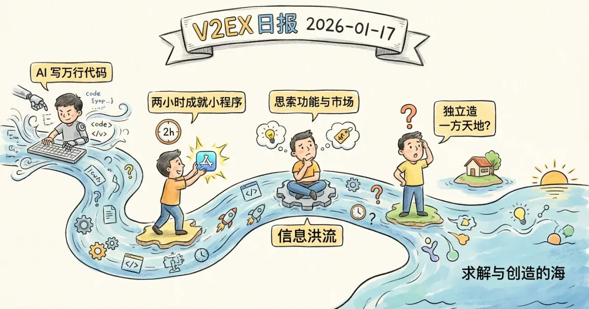 V2EX 日报 2026-01-17 | V2EX 日报