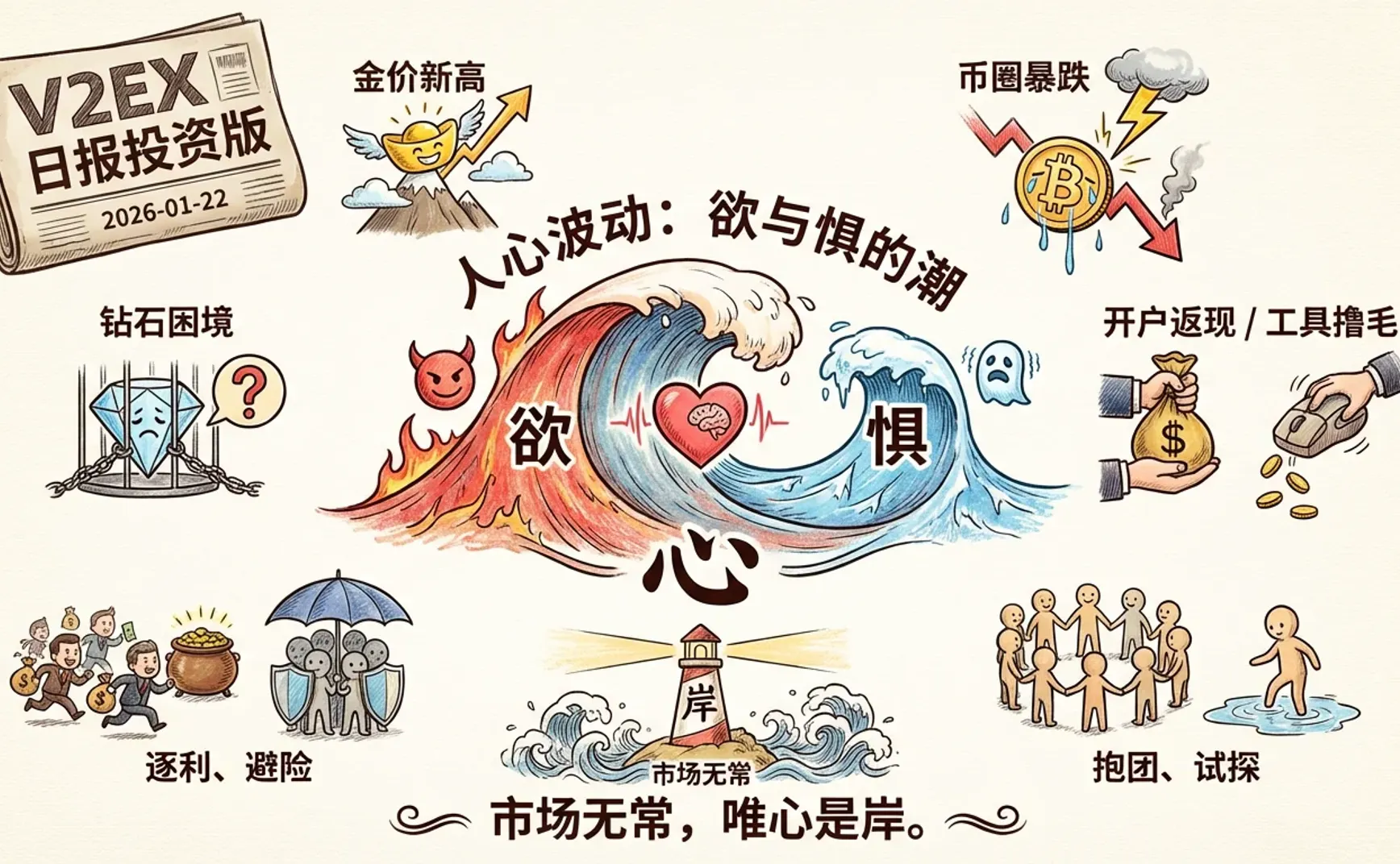 V2EX 日报投资版 2026-01-22