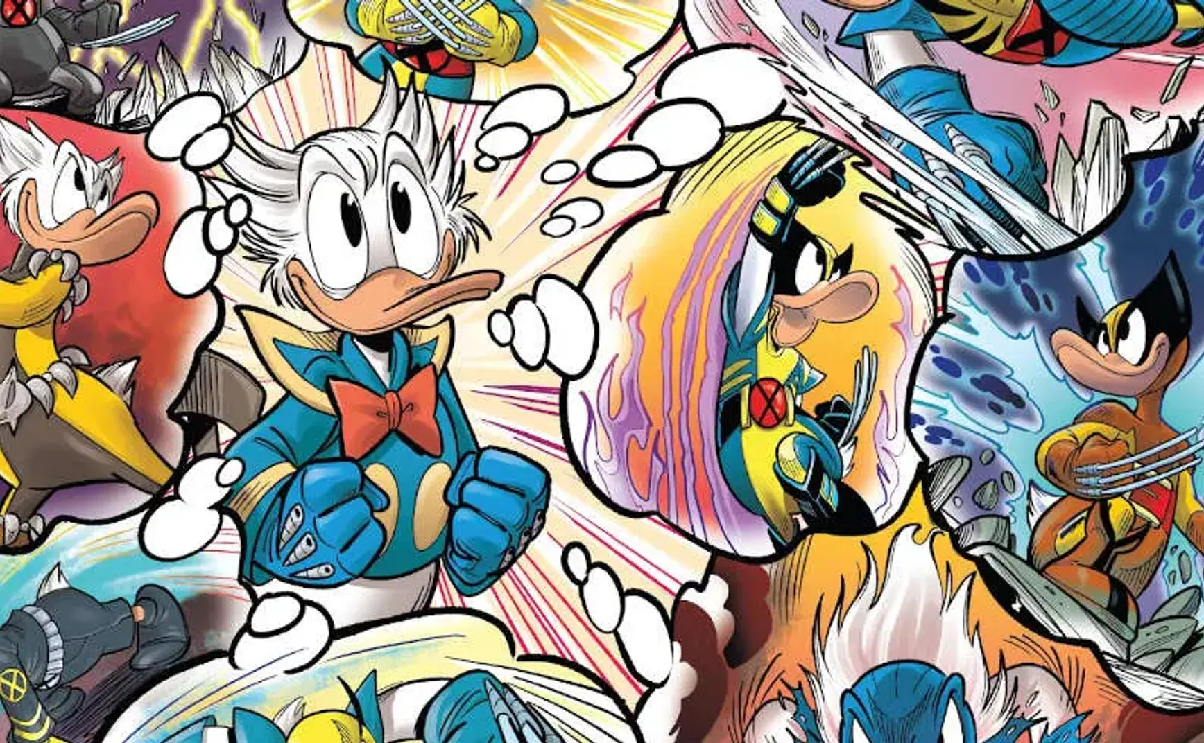 Marvel plus Disney: E se Paperino facesse... snikt?