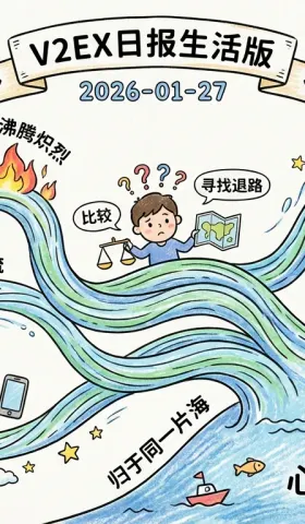V2EX 日报生活版 2026-01-27