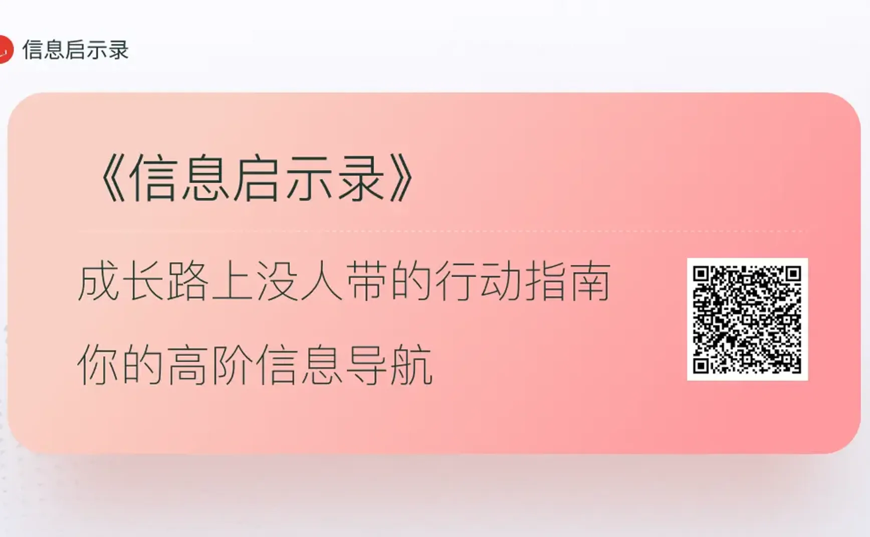 关于《信息启示录》