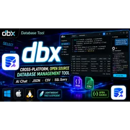 Engineer's Must-Have! dbx Lightweight Database Tool + MCP Server Lets AI Agents Directly Operate on Data; A Cross-Platform, Open-Source, Free Lightweight Database Management Tool: dbx