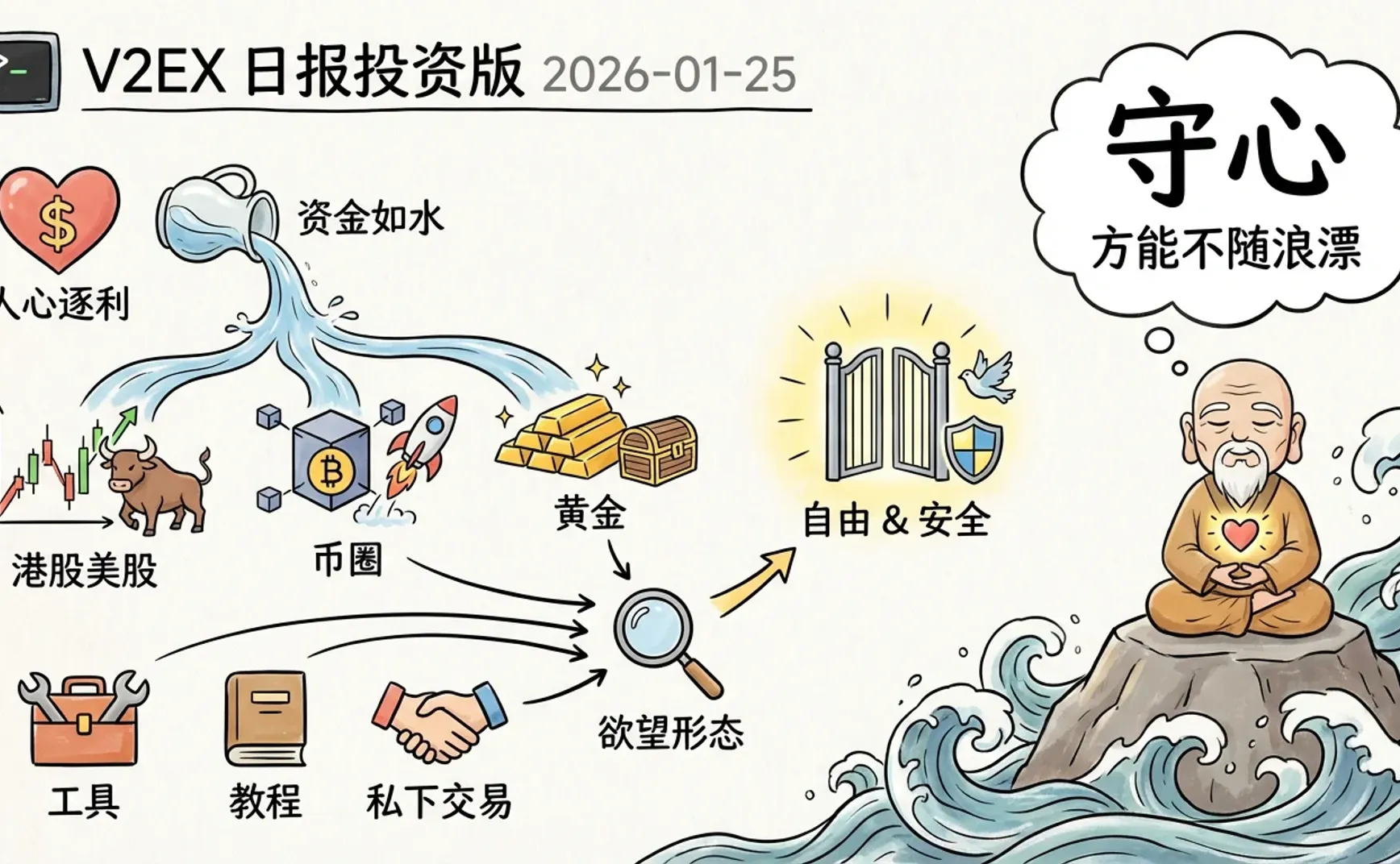 V2EX 日报投资版 2026-01-25