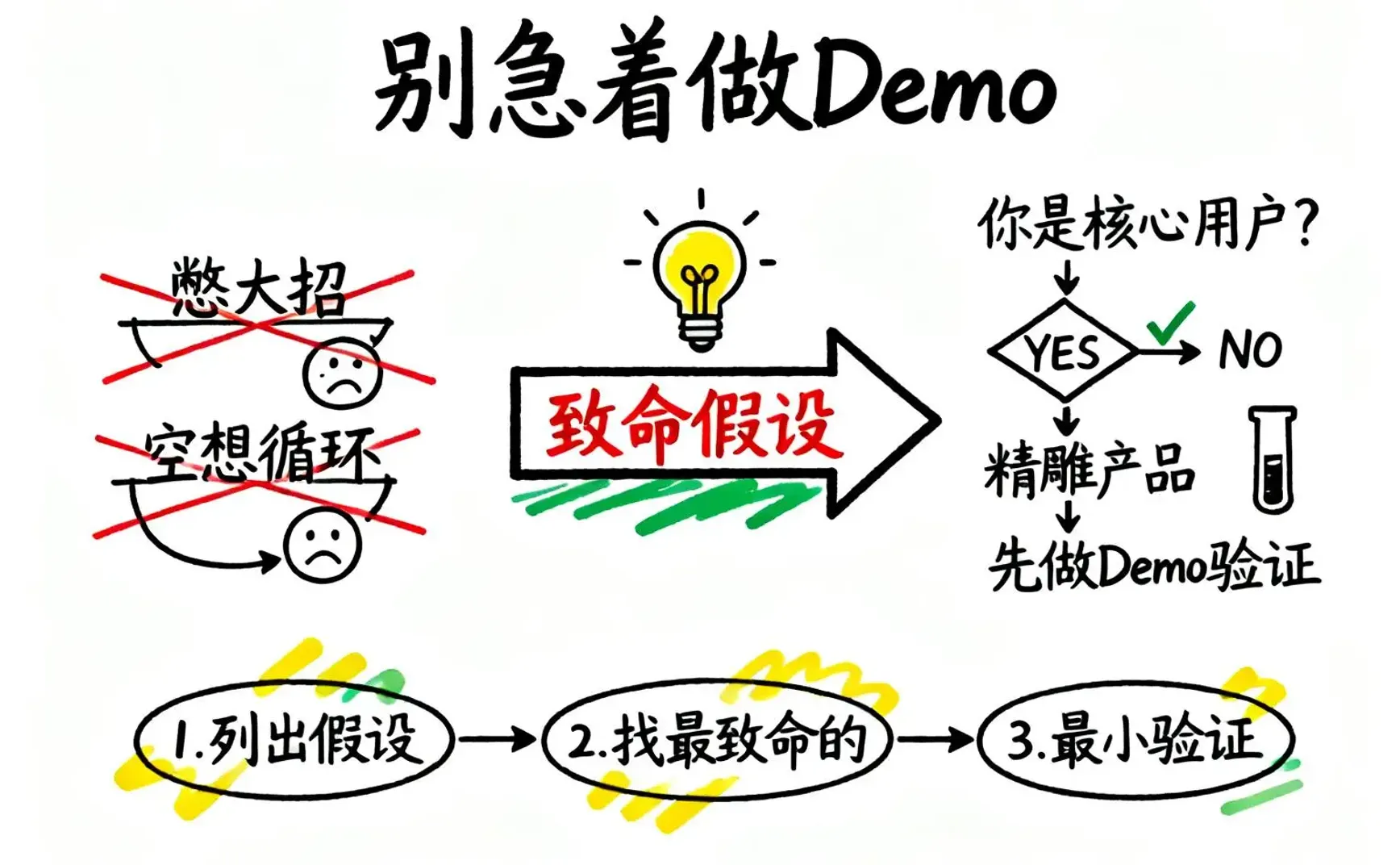 别急着做Demo了，99%的人都理解错了