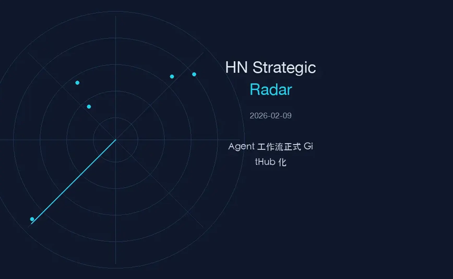 HN 情报：OpenClaw 登顶，Agent 工作流正式“GitHub 化” (2026-02-09)