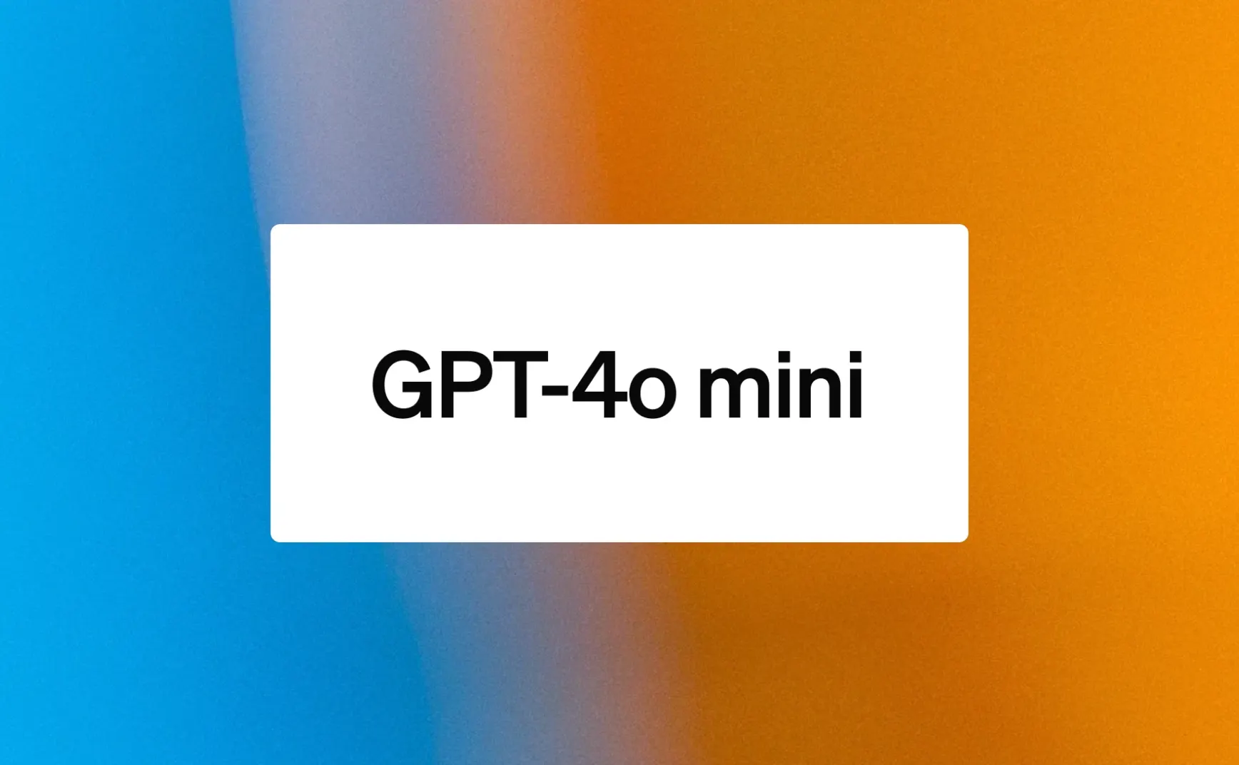 🟢 屋下 AI 设计周刊 ｜#02 GPT-4o mini发布｜更好的 AI 生成内容｜做一件事，不需要有一个好开头。